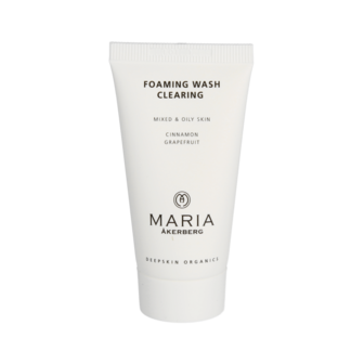 FOAMING WASH CLEARING 30 ML REISVERPAKKING MARIA AKERBERG 