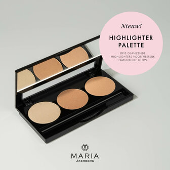 Highlighter Palette nieuw MARIA &Aring;KERBERG AKERBERG glow