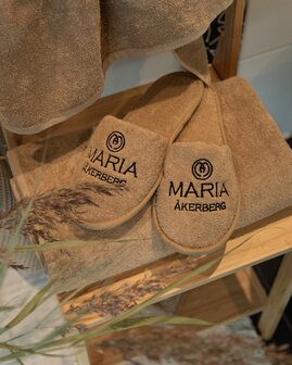 BADSLIPPERS COTTON SPA SLIPPERS MARIA AKERBERG